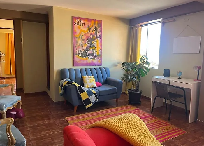 Apartamento New Colorful & Artsy Home, Fam Perfect, Great Wifi For Working Cusco